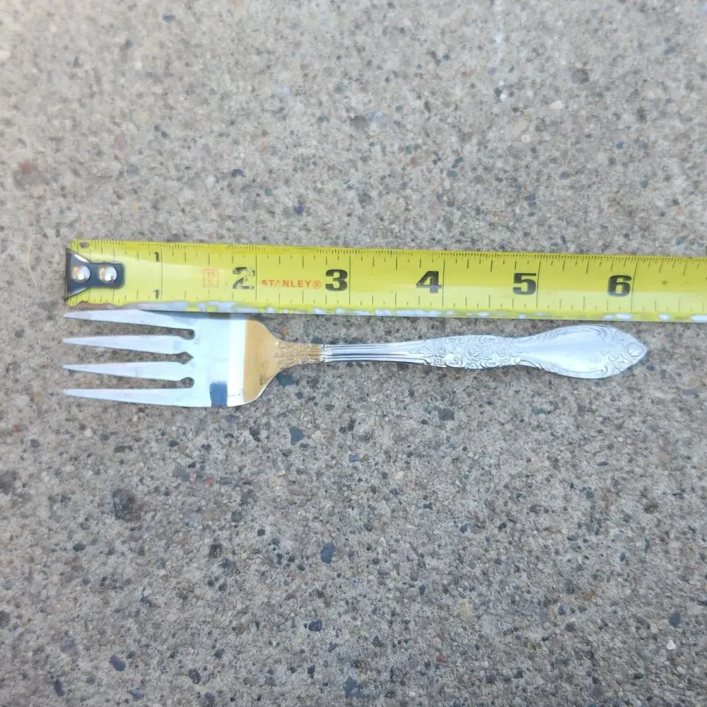 Oneida Northland Carolina Salad Forks Set Of 5 Stainless Korea Floral Flatware